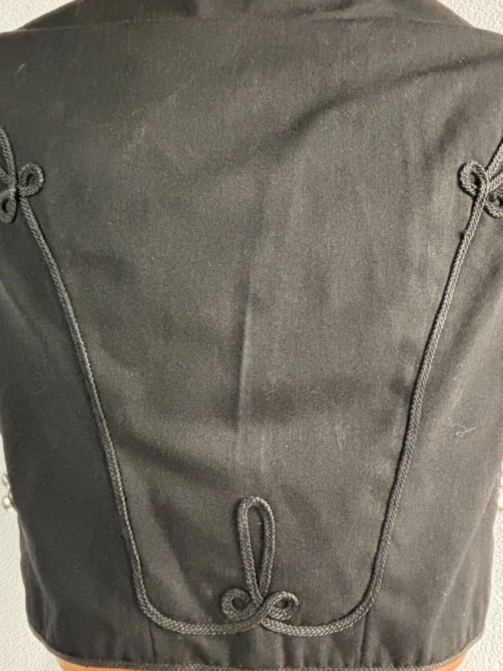 Hungarian Bocskai Folk Vest Soutache Studded Military Nobility